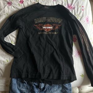 Harley davidson sweater/tee